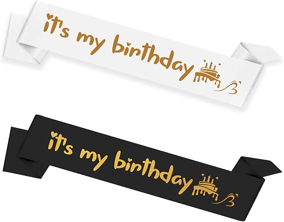 My Birthday Sash - Birthday Decorations & Gifts for Women & Men - Party Suppliers