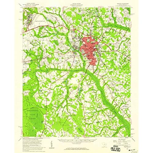 Sumter SC topo map, 1:62500 Scale, 15 X 15 Minute, Historical, 1957, Updated 1959, 20.7 x 16.8 in