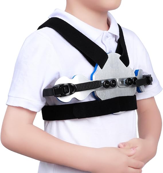 Pectus Carinatum Orthosis Brace, Adjustable Pigeon Chest Orthosis Support, Ribs Valgus Orthosis Braces, Pectus Carinatum Brace for Kids