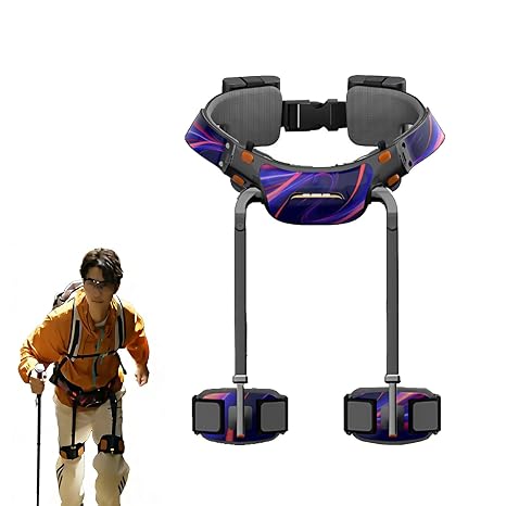 Lightweight Exoskeleton Suit for Walking, Bionic Exoskeleton Walking Assist, Flexible Belt, Portable and Easy to Store, Mobility Exoskeleton for Walking Aid for Walk/Go Upstairs/Ride(M+S)