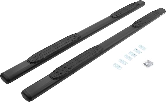 Go Rhino 4" OE Xtreme Side Steps | 80" Galvanized Steel, Textured Black | 640080T