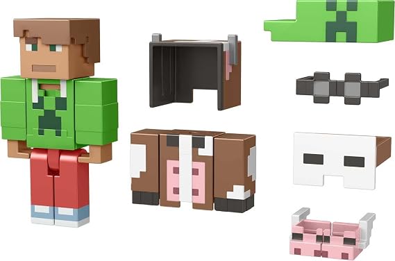 Minecraft Creator Series Expansion Pack, Collectible Building Toy, 3.25-inch Figure with Accessories, Gift for Ages 6 Years & Older