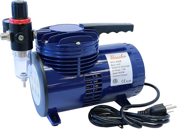 Paasche Airbrush Paasche D220R 1/6 HP Compressor with Regulator and Moisture Trap