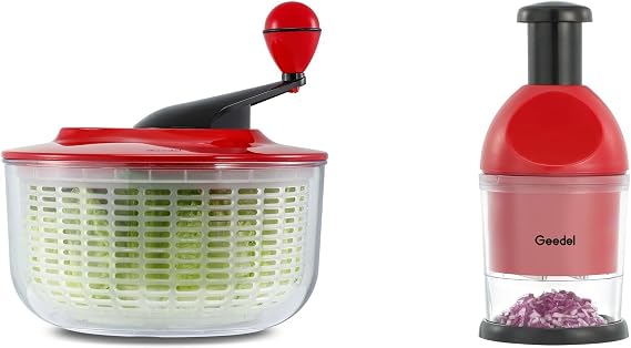 Salad Spinner and Food Chopper Bundle