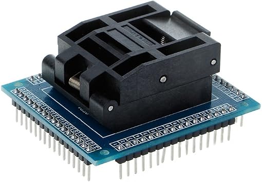 Test Socket Programming Adapter Conversion Block for 0.5m QFP64 TQFP64 LQFP64 IC