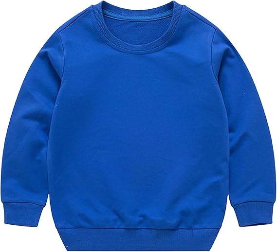 Girls Boys Solid T-Shirt Kids Long Sleeve Thin Pullover Toddler Baby Tops Blouse Casual Spring Fall Clothes