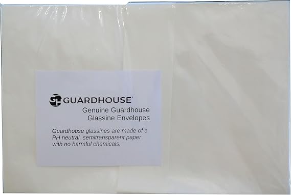 Guardhouse Glassine #7 Envelopes 4 1/8 x 6 1/4 105 x 159mm Pack of 100
