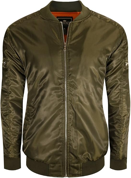 UPSCALE Mens Bomber Jacket Olive M