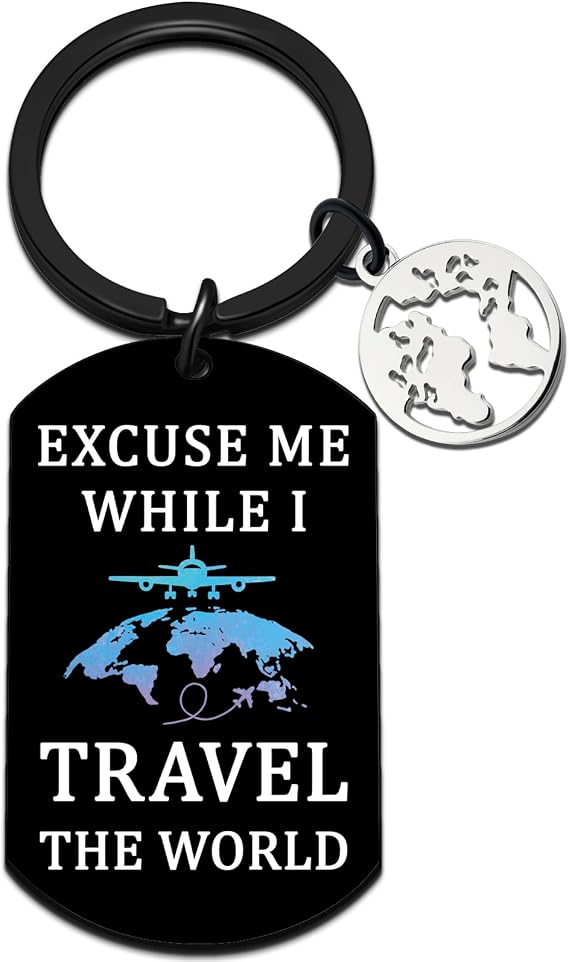 Travel Keychain Travel Gifts for Women Unique Gifts for Travelers
