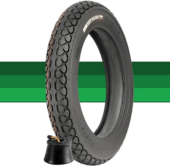 3.00-12 Dirt Bike Street Tire and Tube Compatible with 80/100-12