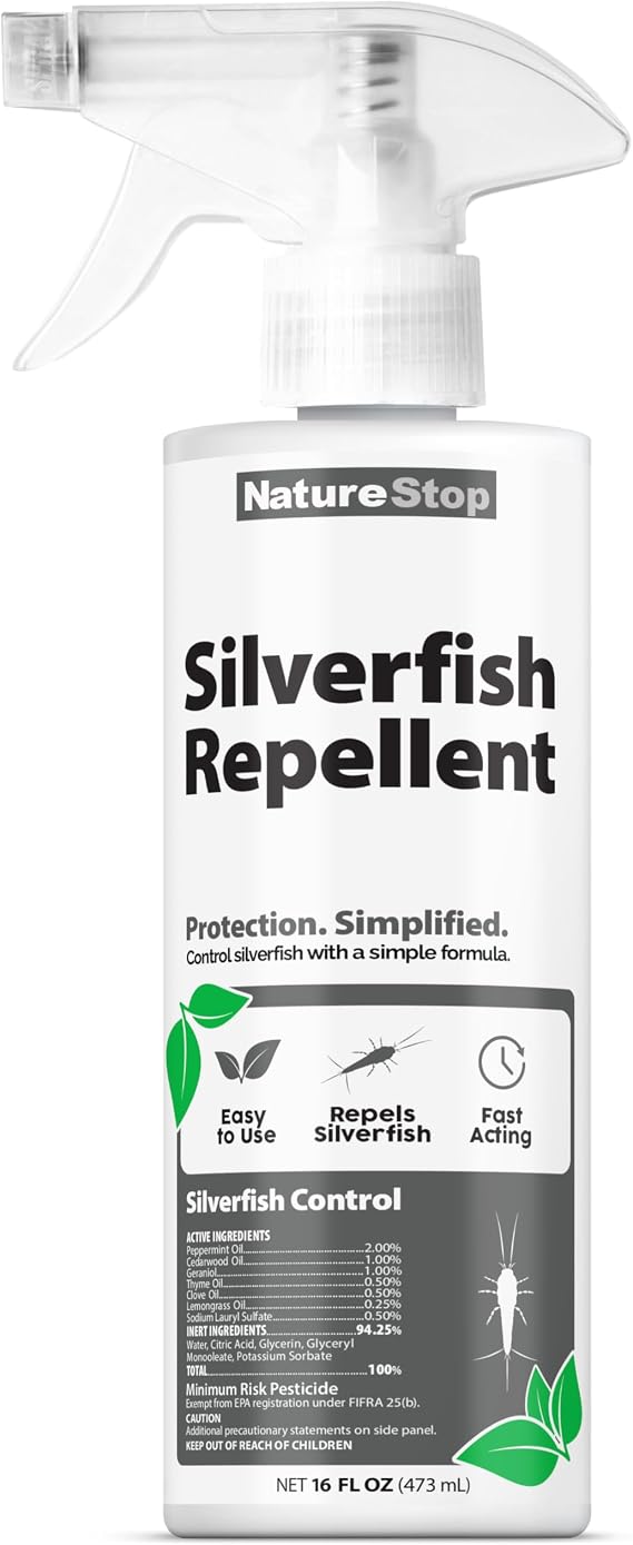 NatureStop Silverfish Repellent Spray (16oz)