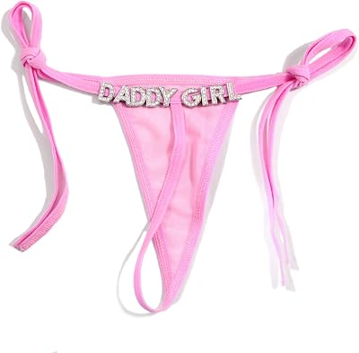 Personalized Thongs for Women,Custom G-String with Names,Customized Sexy Panties Underwear Gifts for Her