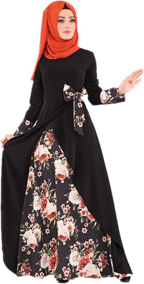 Elegant Muslim Dresses for Women Long Dress Women Abaya Dress Islamic National Robe