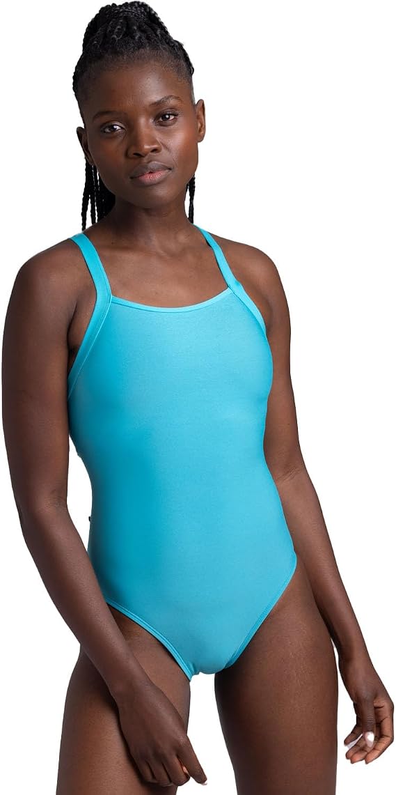 JOLYN Caroline Women's Athletic One Piece Swimsuit with Shelf Bra for Training, Sports and Fitness
