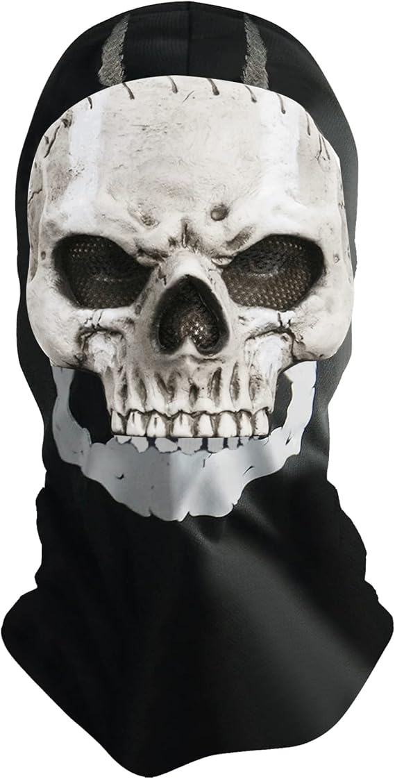 Ghost Skull Face Mask All Latex Unisex Windproof Ski Mask Motorcycle Face Masks