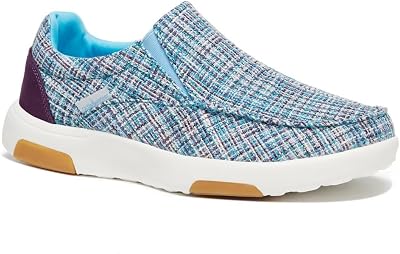 OrthoComfoot Womens Orthopedic Comfortable Walking Shoes, Casual Arch Support Slip-On Shoes for Plantar Fasciitis, Breathable Orthotic Loafers for Foot and Heel Pain Relief