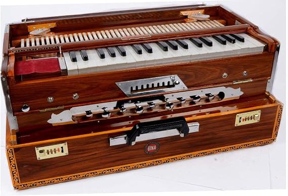 Harmonium BINA No. 32 Scalechange Portable Professional Harmonium Musical Instruments (NOV2014)