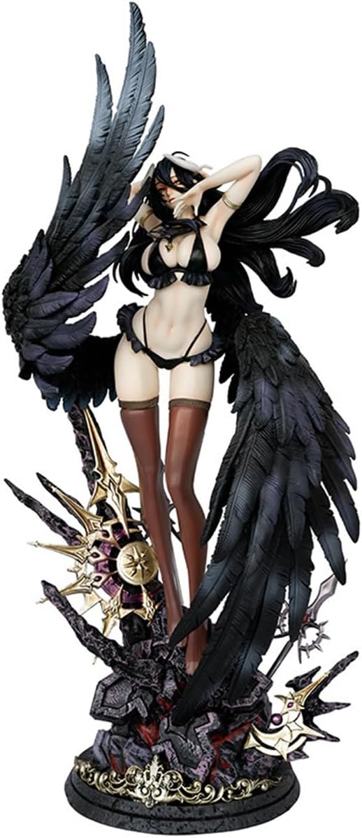 Albedo Figure 1/4 Overlord Anime Model 22.8in Girl PVC Action Figurens