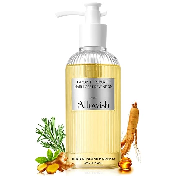 Hair Loss Shampoo for Thinning Hair with Biotin Ginger | Rosemary Shampoo for Hair Growth & Healthy Hair Thickening & Strengthening, Hydrating, Volumizing