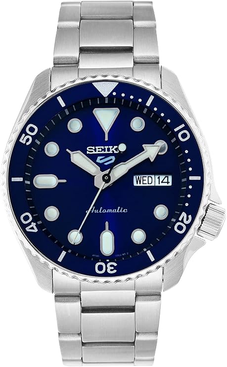 Seiko, Men's, Analog SRPD51K1, Silver, Sports