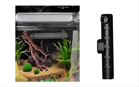 Low-Flow Spray bar Suitable for 15-Gallon Fluval Flex, Designed to Reduce Flow in Multiple Directions. Easy to Install, Improves The Health of Fish in The Aquarium Piping.
