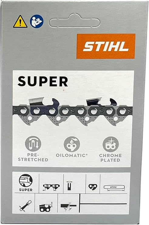 Stihl 26RS 74 Chainsaw Chain Rapid Super 18" Bar, .325, Pitch, .063 Guage