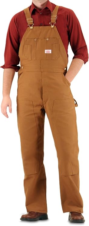 Roundhouse Made in USA Painter Bib Overall (Brown Duck, 50x32)
