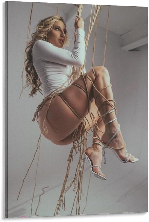 XJJLARQ Abella Danger Sexy Model Female Star Bikini Poster 2 Canvas Wall Art Poster For Room Aesthetic And Decor Pictures For Living Room Bedroom Decor 12x18inch(30x45cm)