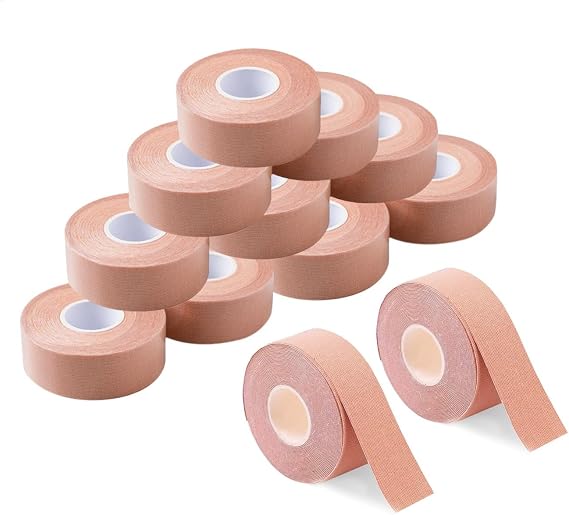 Kinesiology Recovery Therapeutic Tape, Waterproof Muscle Support for Athlete,Sports Injury Tape 1 inch x 16.4 ft / 2.5cm x 5m