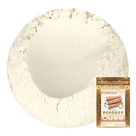 Plant Gift 100% Pure Chinese Yam Powder 100G/3.25oz Non-GMO Powder, No Filler, No additives, Natural Chinese Yam Flour, Adds Flavor and Taste, Great Flavor for Drinks