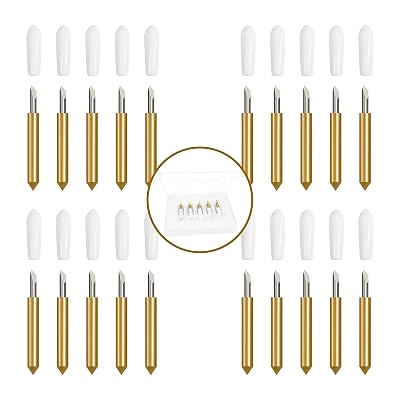 20 PCS Premium Fine Point Blades for Cricut Maker 3MakerExplore 3Air 2AirOne, 1.0mm Fine Point Blades, Suitable for Cutting Most Light Materials
