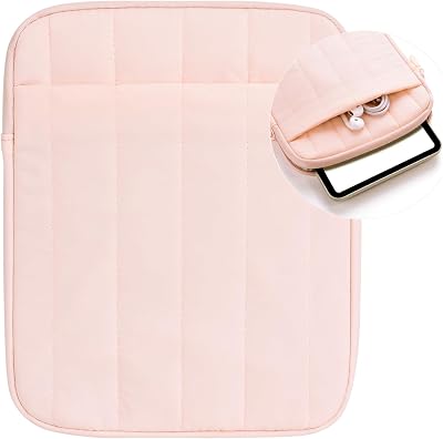 Puffy Sleeve Pouch for 6.8-7 Inch KindleeReadereBook Puffy Pink