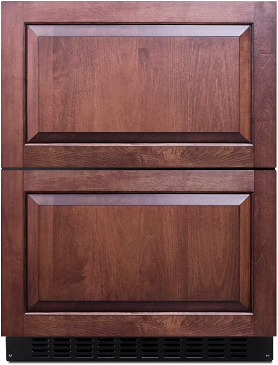 3.1 CU. FT. Under Counter Double Drawer Refrigerator in Stainless Steel, ADA Compliant
