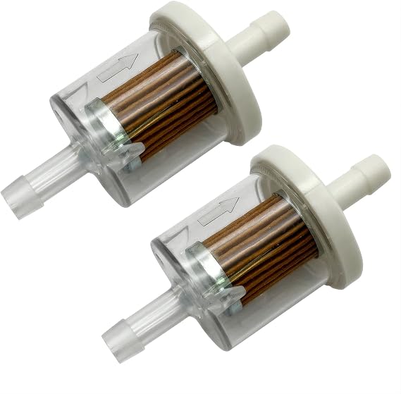 Replacement Fuel Filter for Briggs Stratton 691035, 40 Micron, 1/4" Inline, Compatible with Kawasaki FH430V