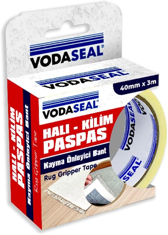 Vodaseal Halı Kilim Paspas Kaydırmaz Bant, 40mm x 3m