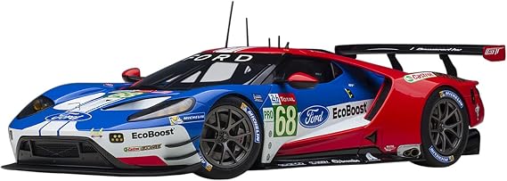 AUTOart 81912 1/18 Ford GT 2019#68 24 Hours of Le Mans LMGTE Pro Class Blue/White/Red Finished Product
