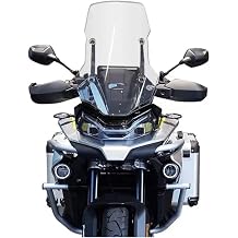Universal Motorcycle Windscreen For CFMOTO 800MT 800 MT MT800 Motorcycle Windshield Windscreen Wind Deflectors Viser Visor Transparent Wind Deflector(Transparent add 10cm)