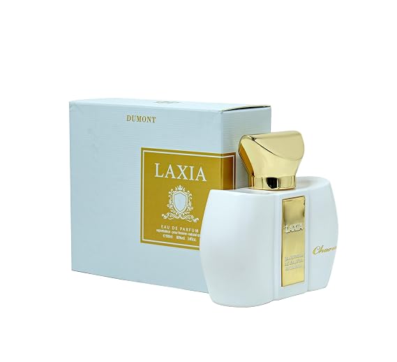Dumont Laxia Charm W - 3.4oz - Eau De Parfum - Luxury Perfume for Women & Girls - Fruity & Feminine Scent with Musky & Vanilla Notes - Long Lasting Cologne Mist & Body Spray - for Her