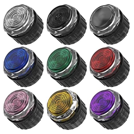 Gamerfinger Mechanical Button HBFS-24-SCREW Crystal 24mm