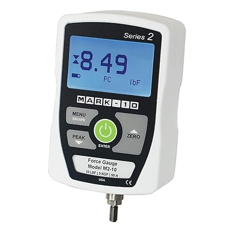 Mark-10 M2-2 Series M2 Digital Force Gauge, 2lbF Capacity