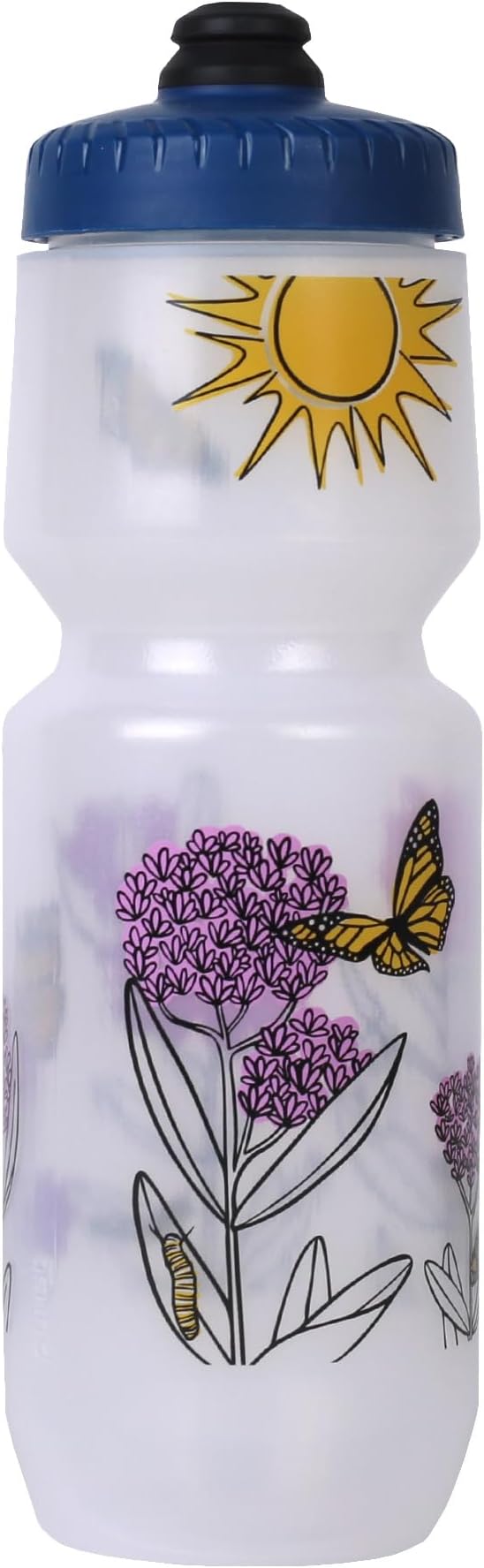 Cantilever 26oz Purist Water Bottle w/MoFlo Cap - BPA Free, Bike Water Bottle by Specialized (Clear)