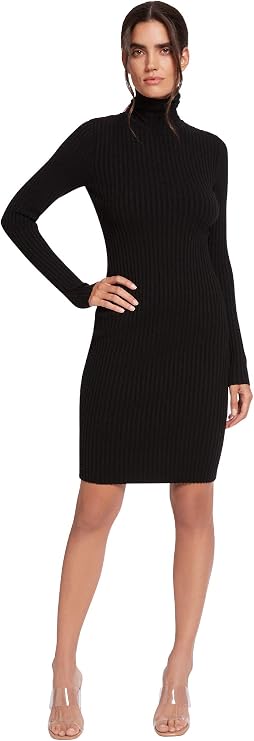 Wolford Merino Rib Dress for Women Elegant Casual Wear Ideal for Weddings & Special Occasion Wrap-Style Chic Design