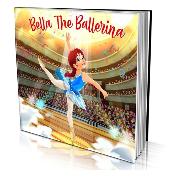 Personalized Story Book by Dinkleboo - "The Ballerina" - for Kids Aged 0 to 8 Years Old - A Story About Your Son or Daughter who Loves to Dance.