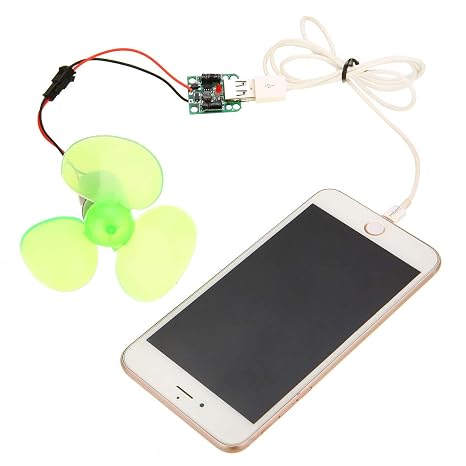 1 Set Mini Wind Generator - Portable Wind Turbine Motor Charging Emergency Mobile Phone
