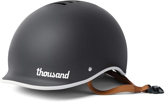 Thousand Heritage 1.0 Adult Bike Helmet; The Original Low Profile Retro Commuter Cycling Helmet Safety Certified for Bicycle Skateboard Skating Roller Skates; for Men & Women