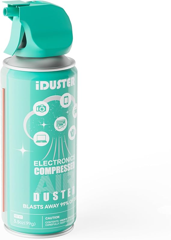 Air Duster Compressed Air Can - Reusable Canned Air, Keyboard Cleaner Air Spray, 1pcs (3.5oz