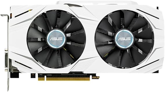 ASUS GeForce GTX 1060 6GB Dual-Fan OC Edition VR Ready Dual HDMI DP 1.4 Gaming Graphics Card,