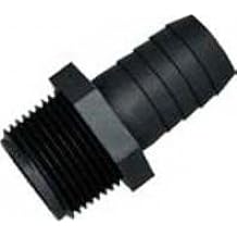 Greenleaf A3434P Straight Adapter, 3/4" MIPT x 3/4" BARB, Green