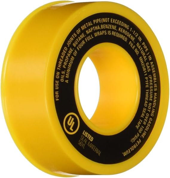 Harvey 017065 Gas Line PTFE Thread Seal Tape