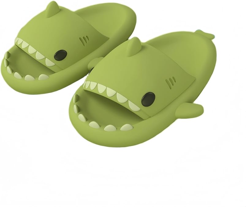 Toddler Shoes Shark Slippers Slides Sandals for 0-8yrs Kids Unisex for Girls and Boys Cloud Shower Slippers Garden Shoes Cartoon Slides Slip-Resistance Sandals Cushioned Thick Sole Beach Pool Slippers